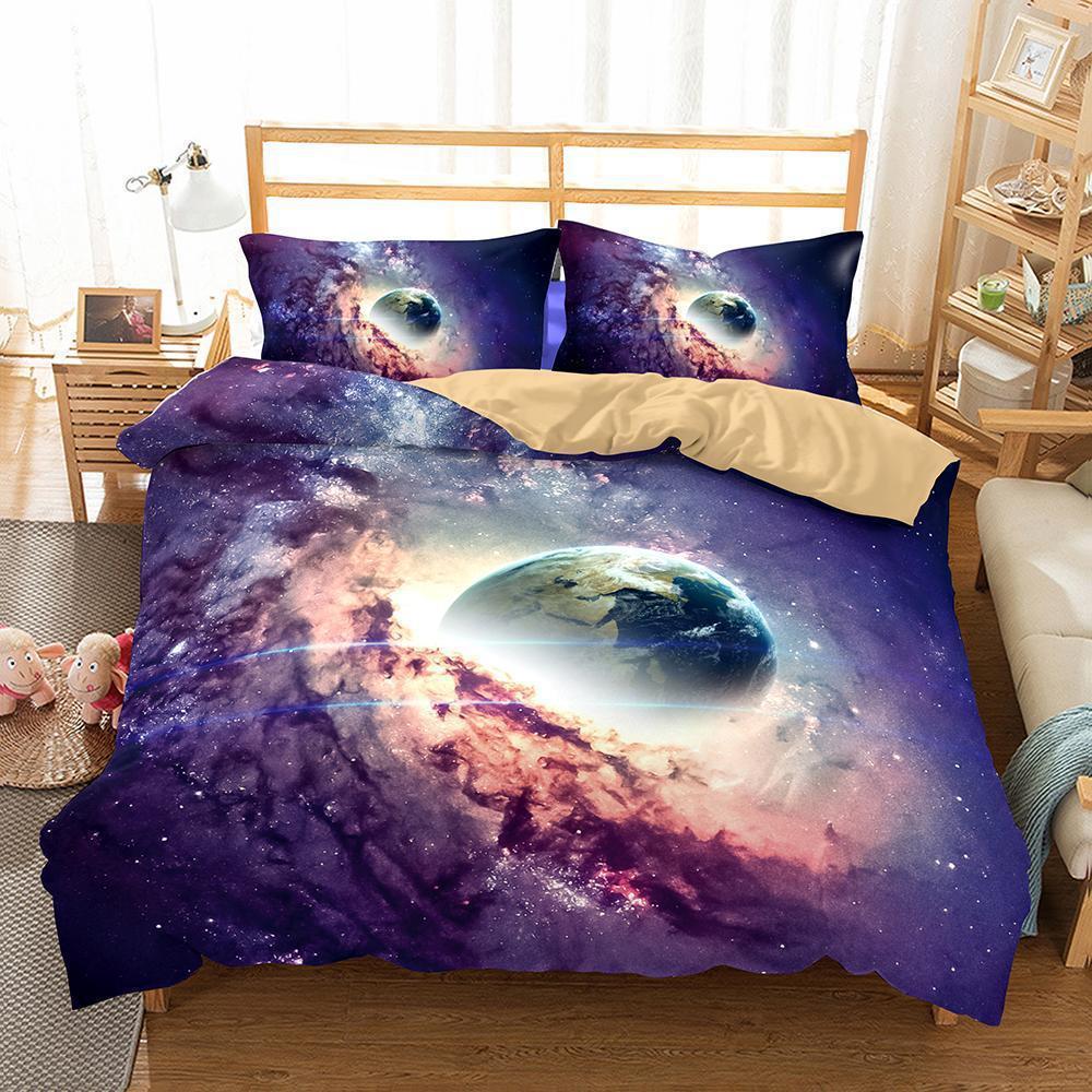 Theme Nebula Cosmic Digital Printed In A Variety Ofizes Of Household Itemss 3D Customized Duvet Cover Bedding Set