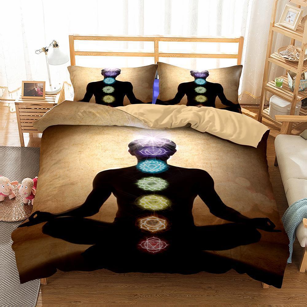 Theme Yoga Zen Of Printing Household Items Multisizes 3D Customized Duvet Cover Bedding Set
