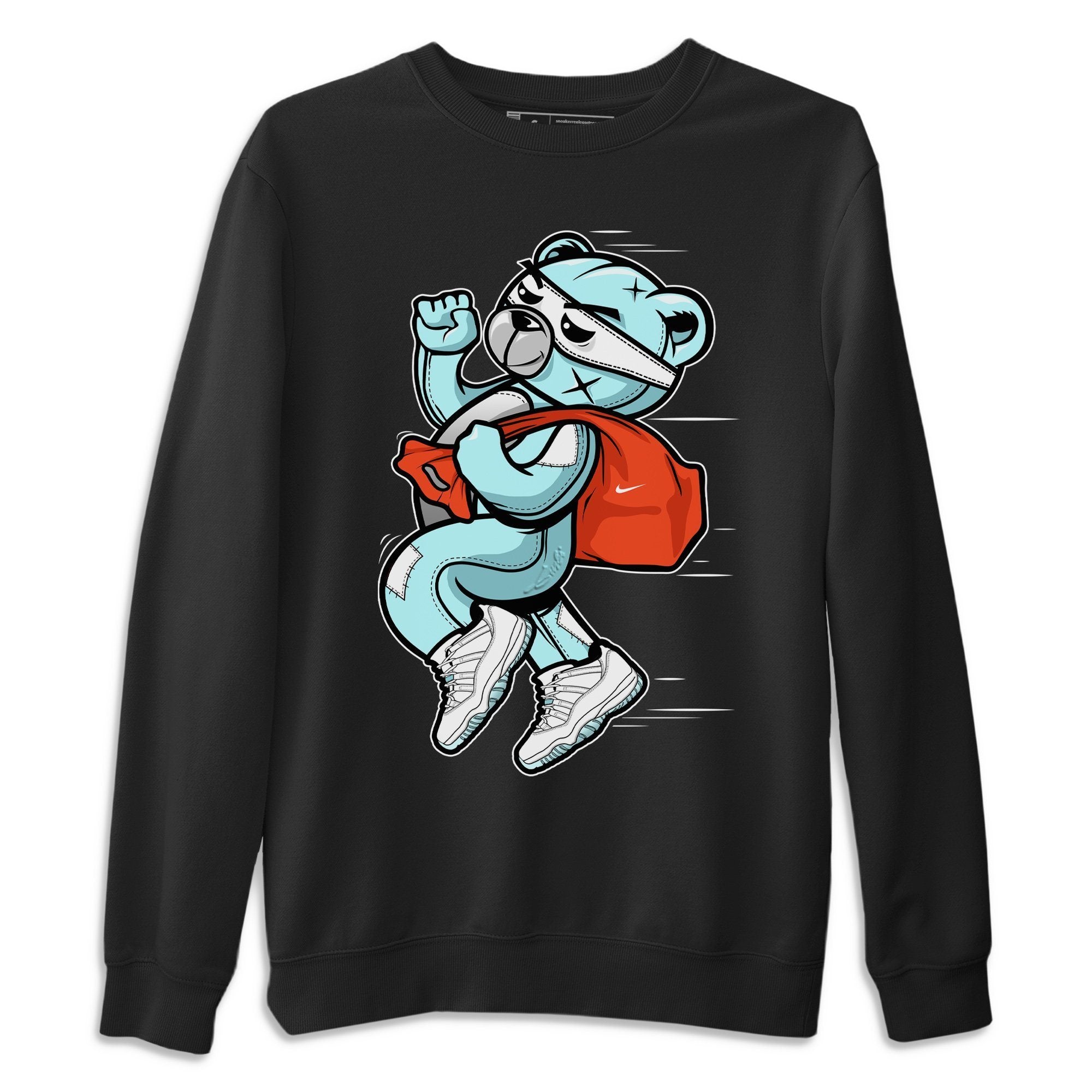 Thief Bear Unisex Sweater – Air Jordan 11 Legend Blue, Sneakers Matching Sweater