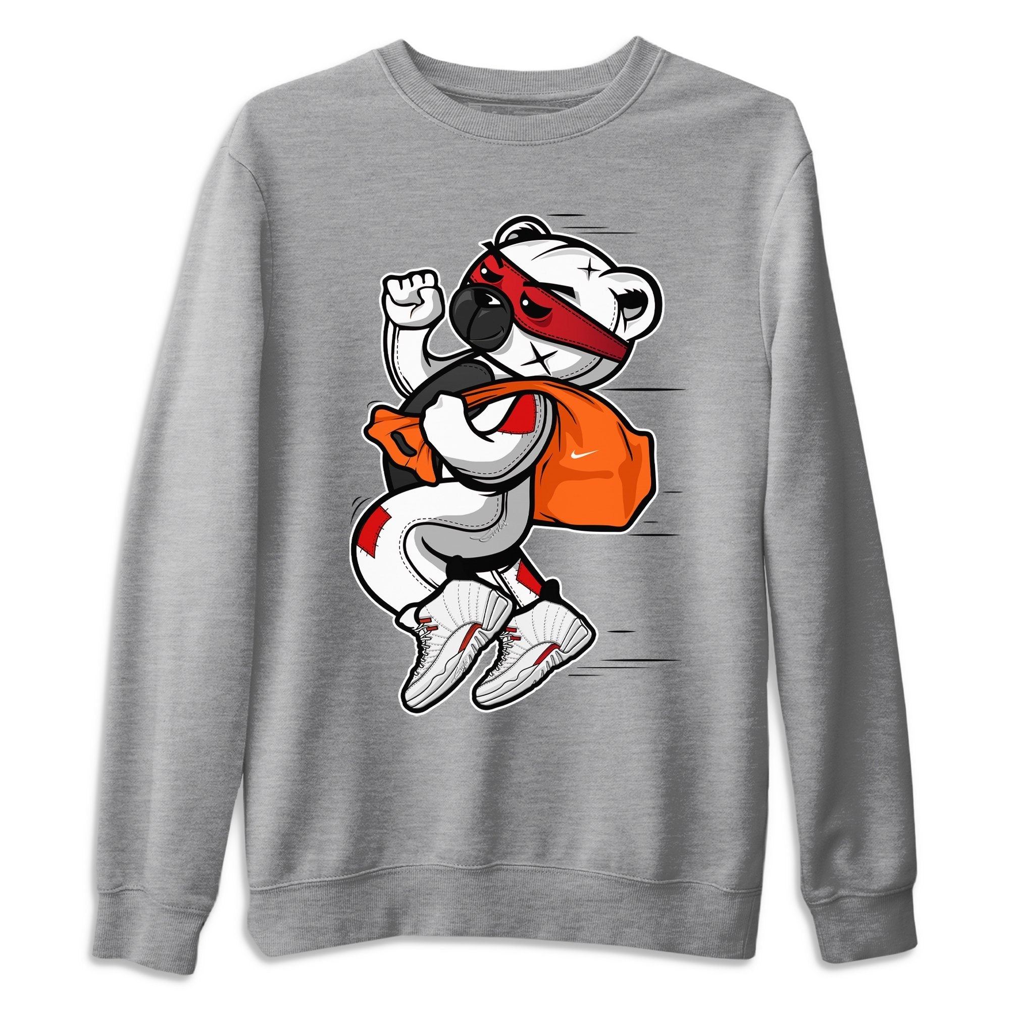 Thief Bear Unisex Sweater – Air Jordan 12 Twist, Sneakers Matching Sweater