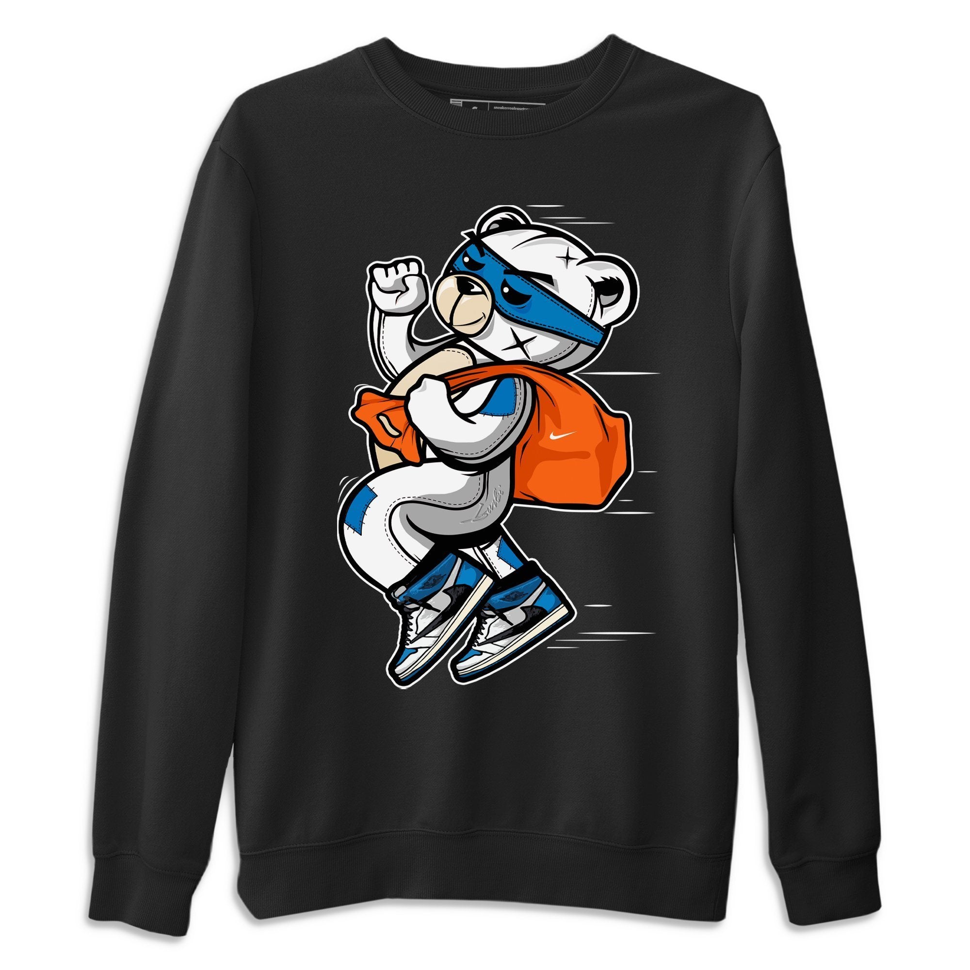 Thief Bear Unisex Sweater – Air Jordan 1 Travis Scott Fragment, Sneakers Matching Sweater