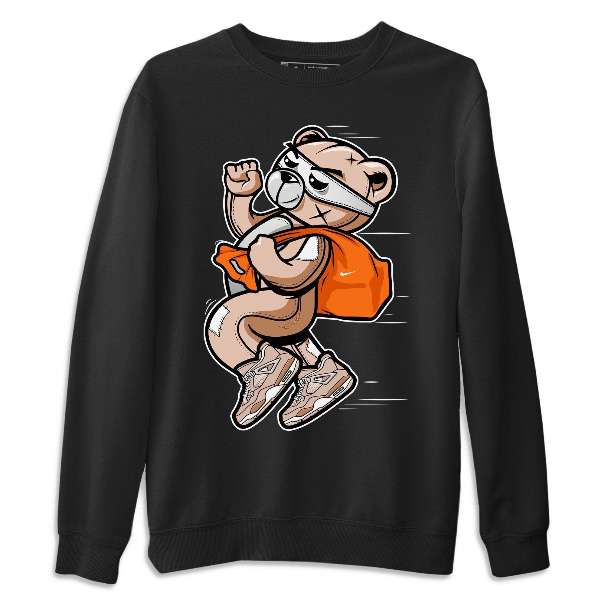 Thief Bear Unisex Sweater – Air Jordan 4 Shimmer, Sneakers Matching Sweater