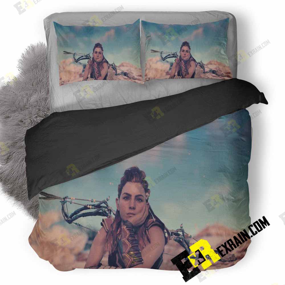 Thinking Horizon Zero Dawn 9C 3D Customized Duvet Cover Bedding Set