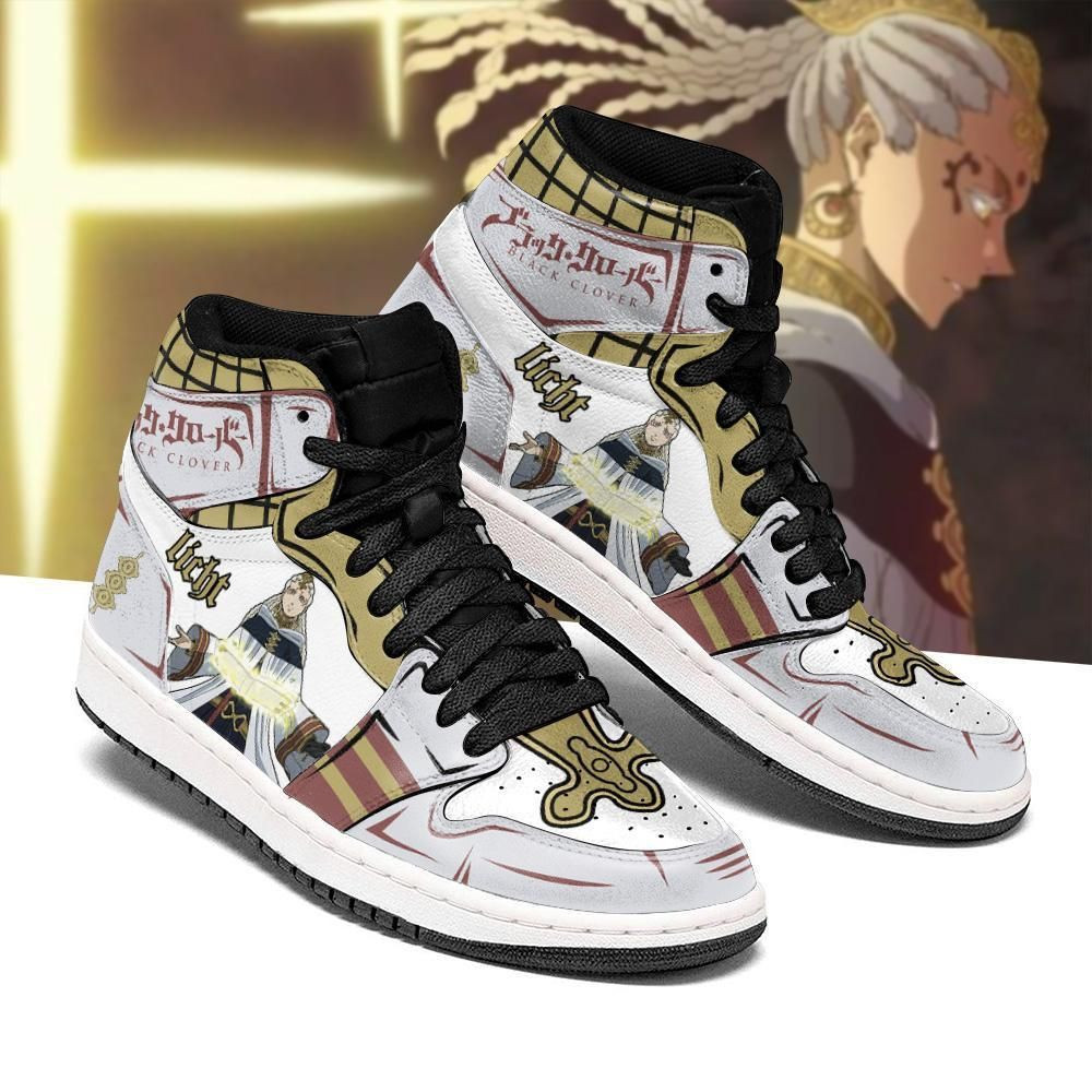 Third Eye Patolli Licht Black Clover Anime 1 High Top Air Jordan Sneaker, Air Jordan Hightop
