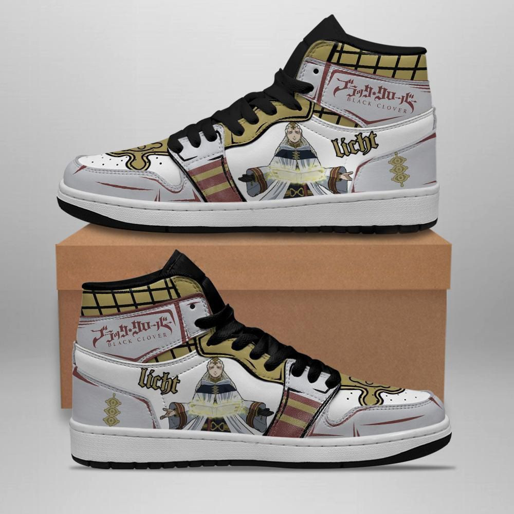 Third Eye Patolli Licht Black Clover Anime 1 High Top Air Jordan Sneaker, Air Jordan Hightop