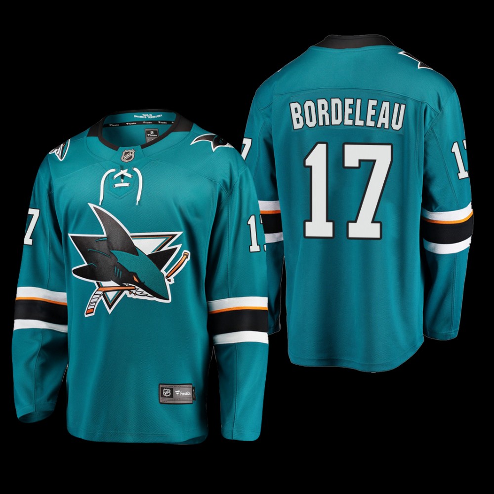 Thomas Bordeleau San Jose Sharks Home Teal Breakaway Player Jersey 2022