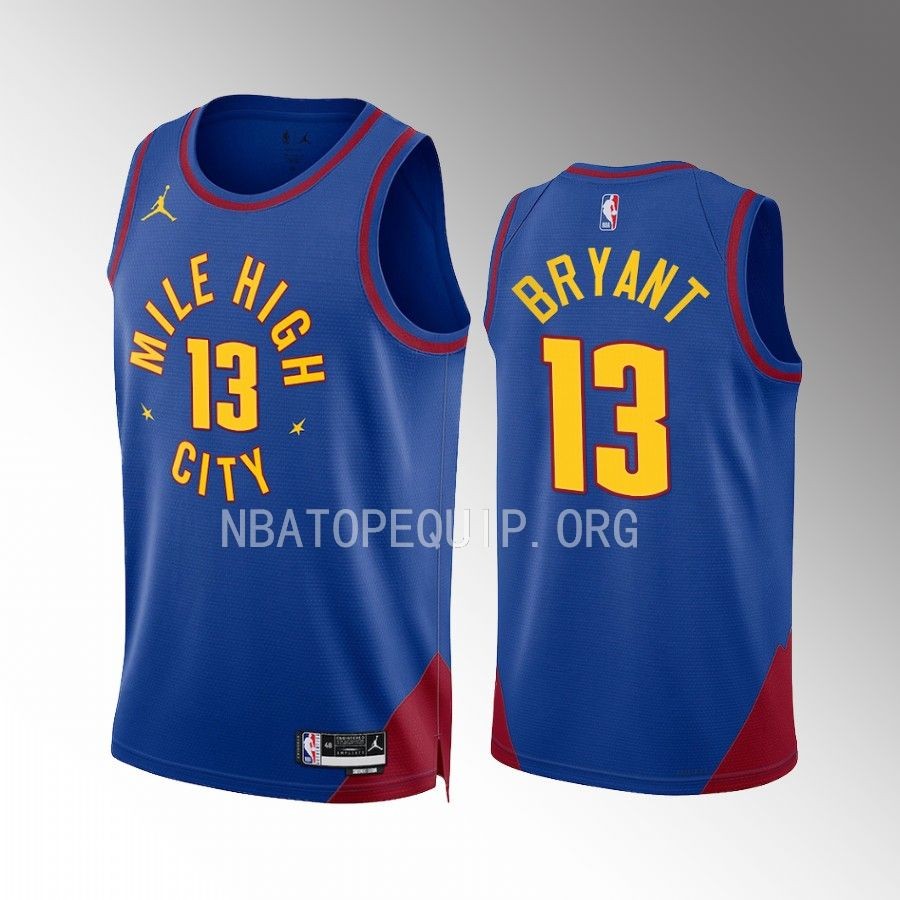Thomas Bryant 2022-23 Denver Nuggets Blue #13 Statement Edition Jersey Swingman