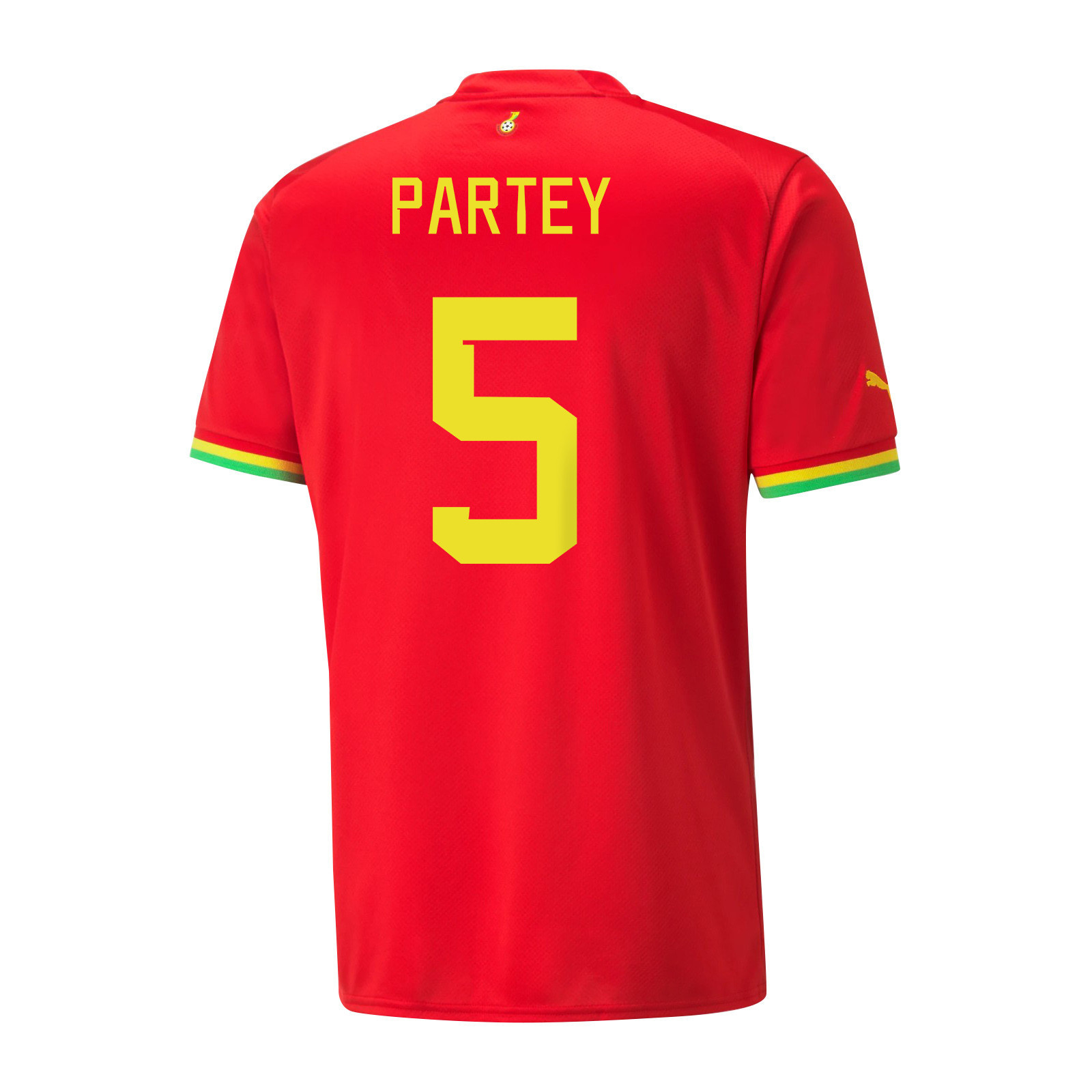 Thomas Partey 5 Ghana National Team FIFA World Cup Qatar 2022 Patch – Away Soccer Jersey