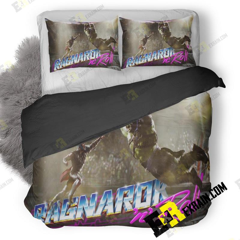 Thor And Hulk In Thor Rangnarok 3D Customized Duvet Cover Bedding Set