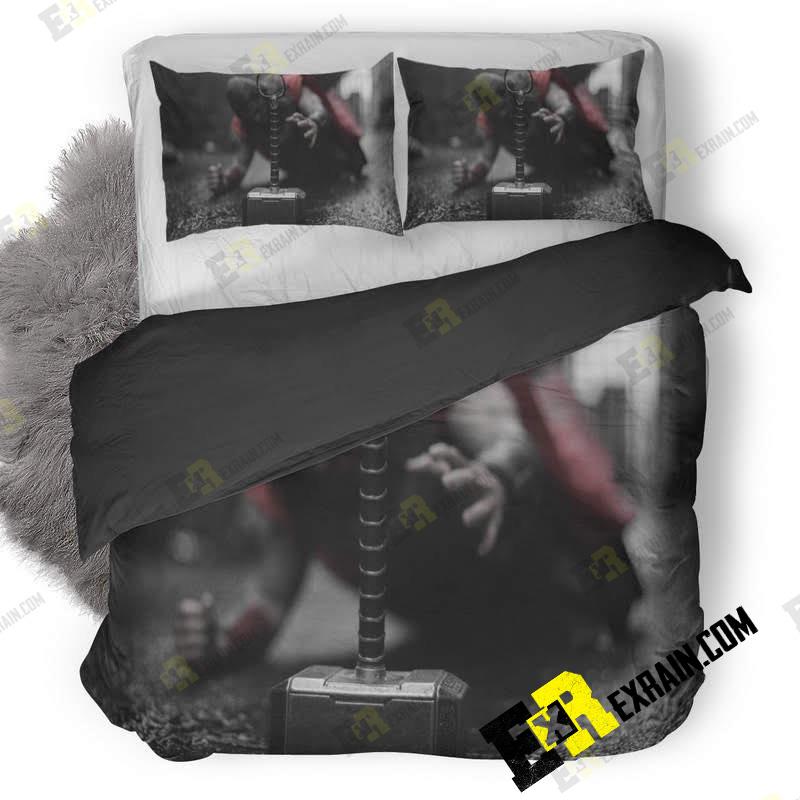 Thor Avengers 5K Hammer 6M 3D Customized Duvet Cover Bedding Set