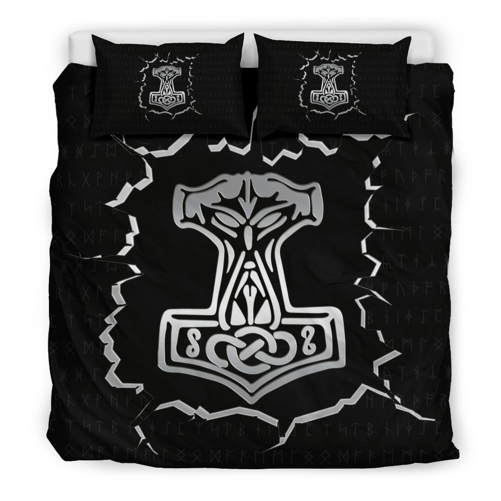 Thor Hammer 3D Customized Duvet Cover Bedding Set