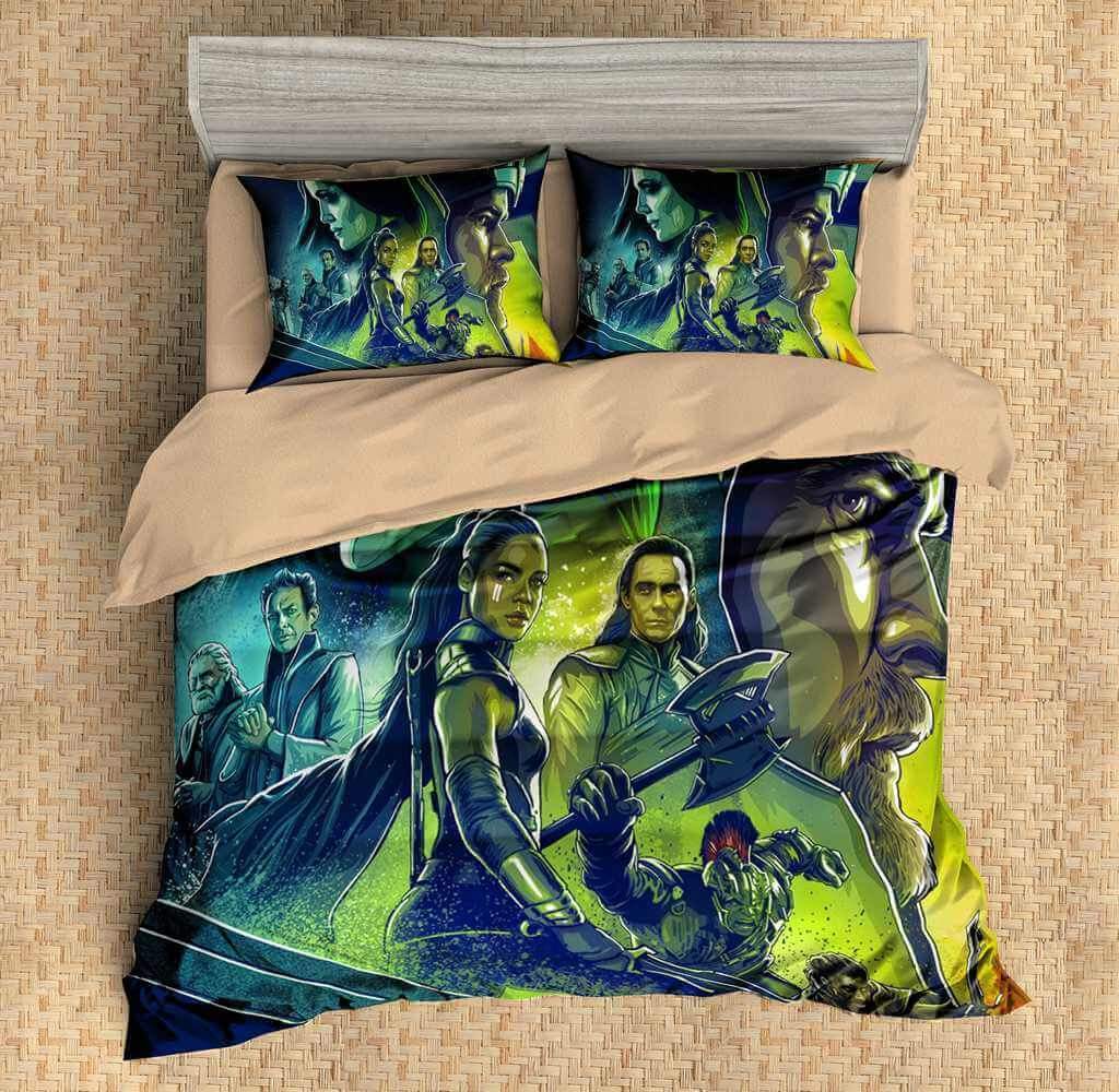 Thor Ragnarok 3D Customized Duvet Cover Bedding Set