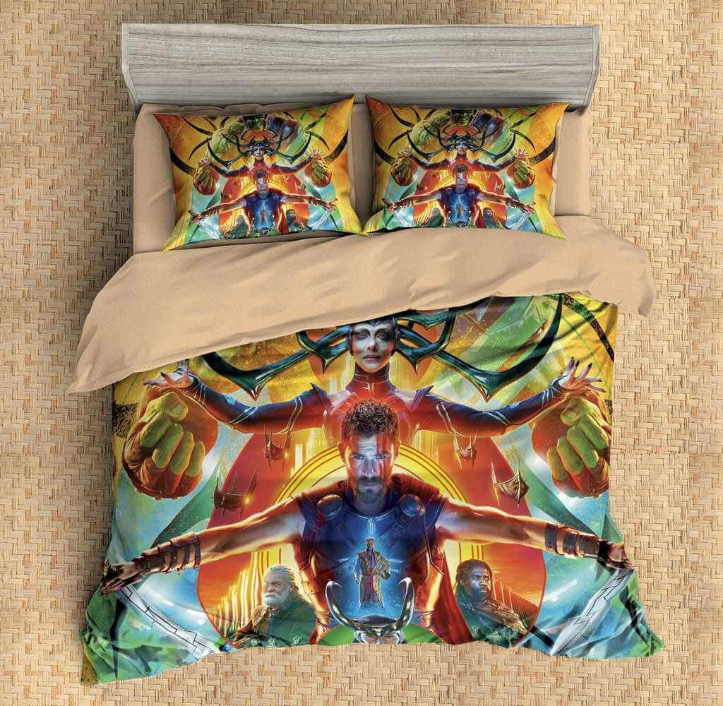 Thor Ragnarok 3D Customized Duvet Cover Bedding Set