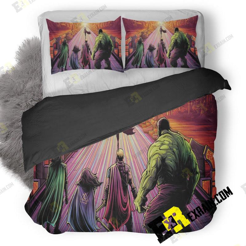 Thor Ragnarok Artwork Fk 3D Customized Duvet Cover Bedding Set