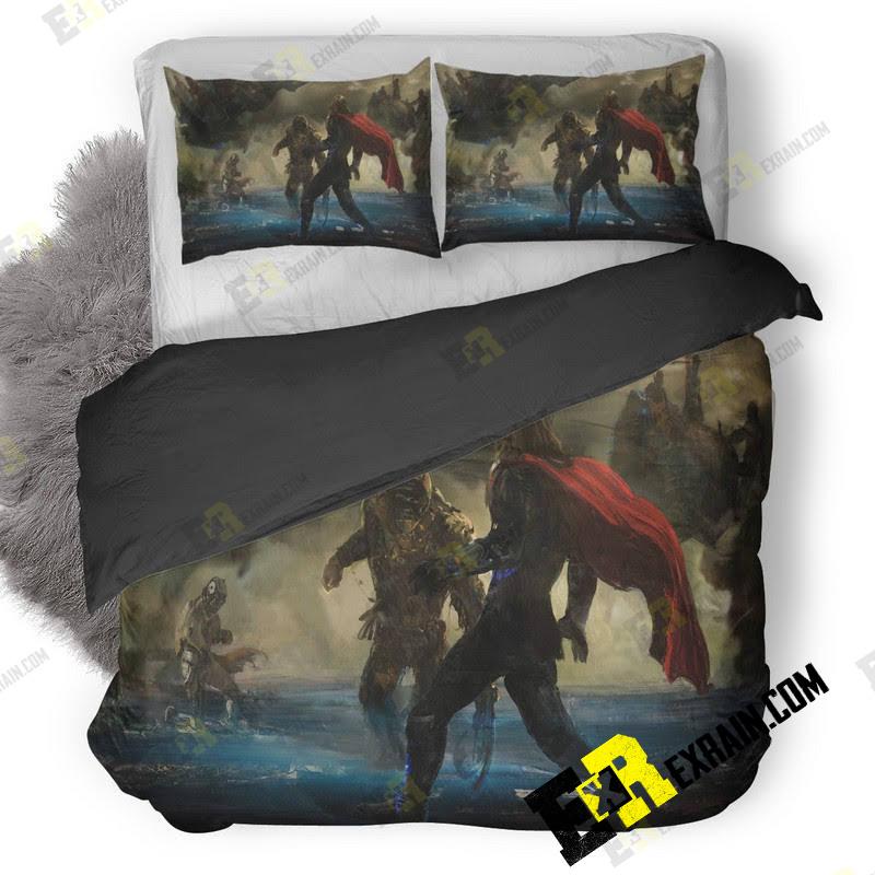 Thor Ragnarok Concept Art 1C 3D Customized Duvet Cover Bedding Set