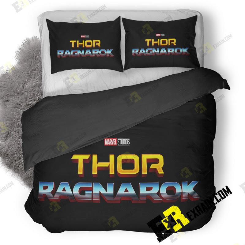 Thor Ragnarok Logo Retro G2 3D Customized Duvet Cover Bedding Set