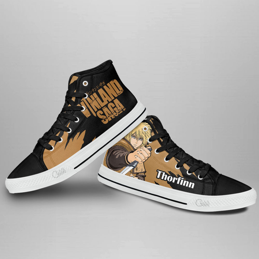 Thorfinn High Top Shoes Vinland Saga Custom Anime Sneakers