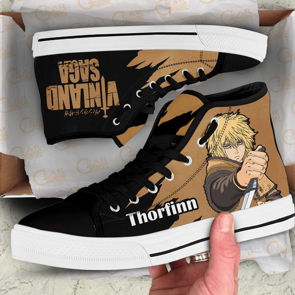 Thorfinn High Top Shoes Vinland Saga Custom Anime Sneakers
