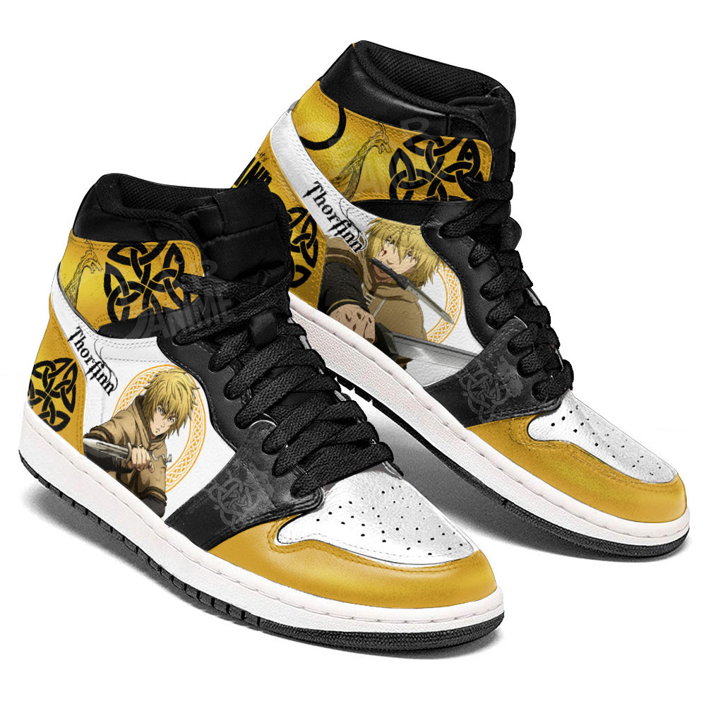 Thorfinn JD1s Sneakers Vinland Saga Anime Shoes, Air Jordan Hightop