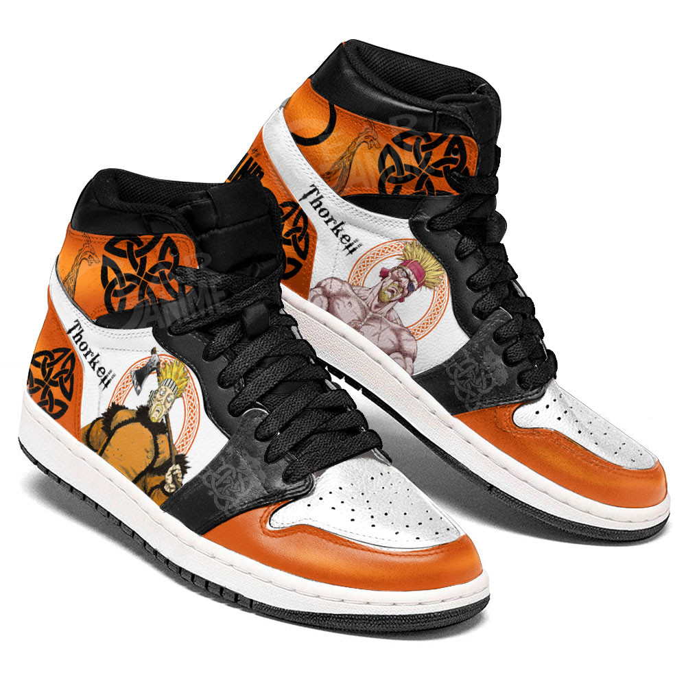 Thorkell JD1s Sneakers Vinland Saga Anime Shoes, Air Jordan Hightop