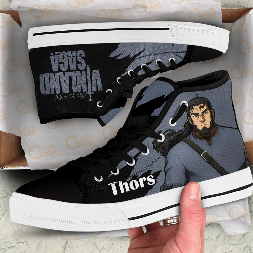 Thors High Top Shoes Vinland Saga Custom Anime Sneakers