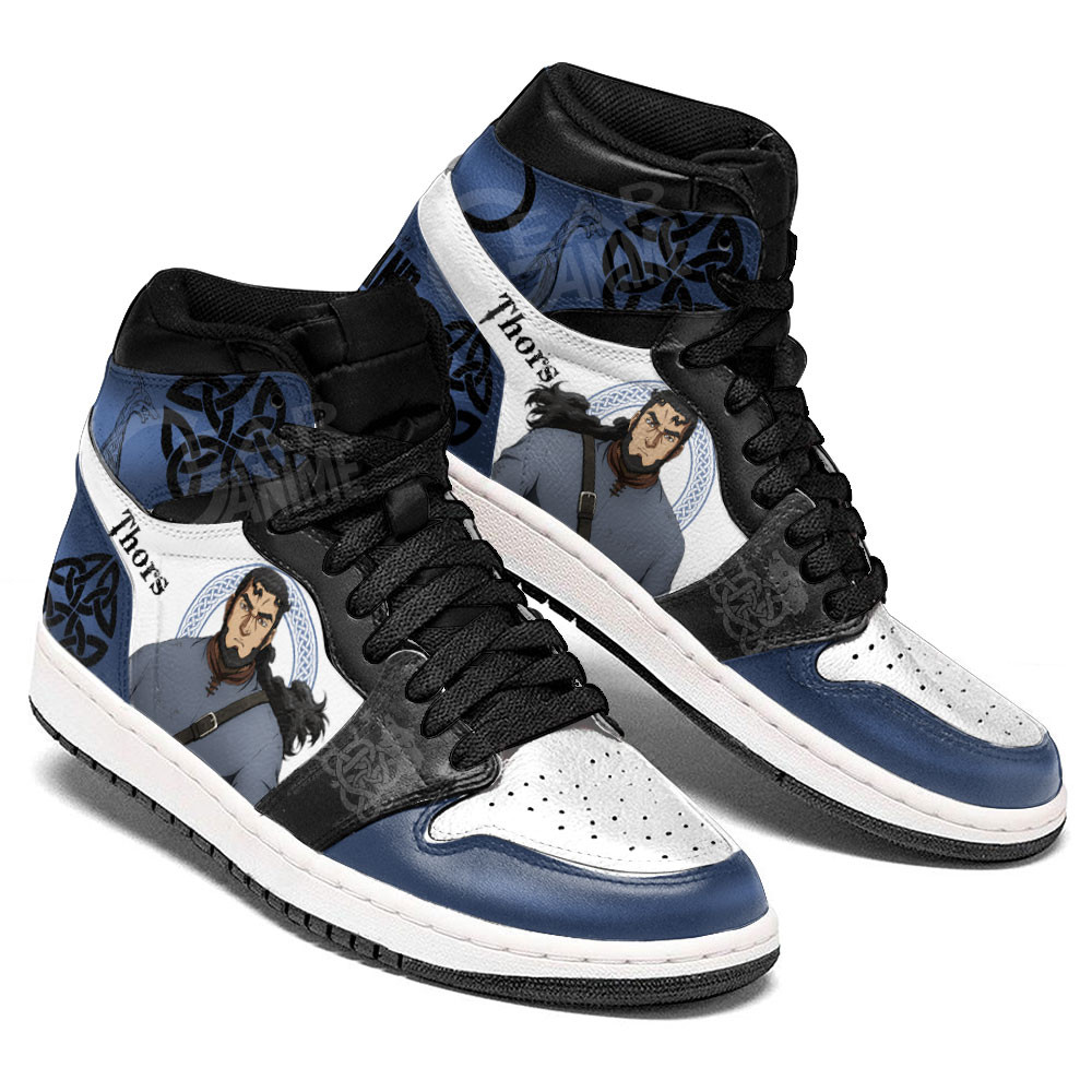 Thors JD1s Sneakers Vinland Saga Anime Shoes, Air Jordan Hightop