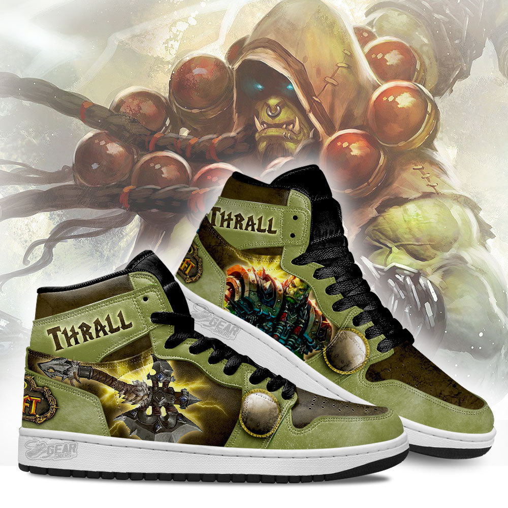 Thrall World of Warcraft JD Sneakers Shoes For Fans, Air Jordan Hightop