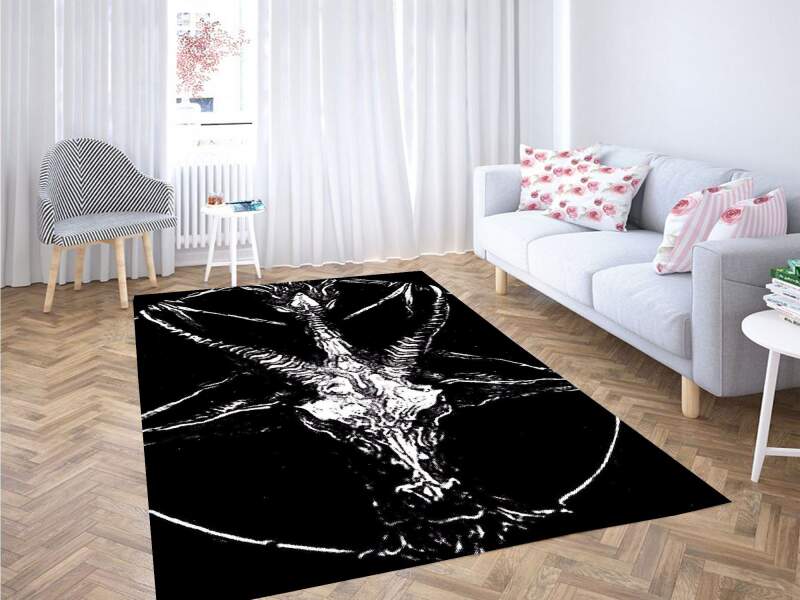 Thrasher Devil Carpet Rectangle Rug