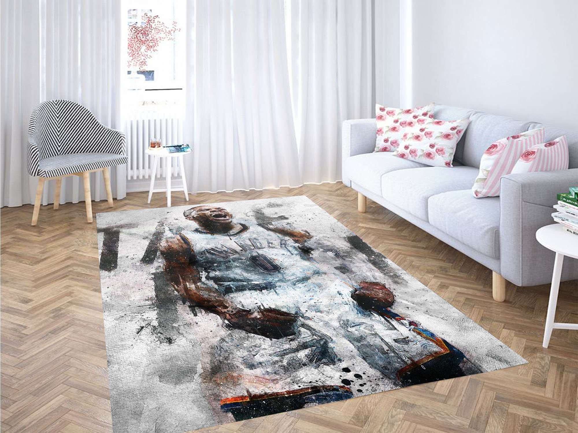 Thunder Player Nba Carpet Rectangle Rug