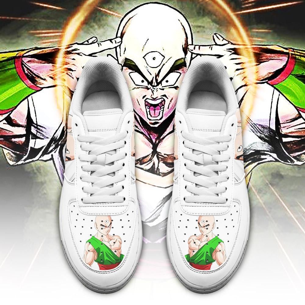 Tien Shinhan Air Sneakers Custom Anime Dragon Ball Shoes Simple Style