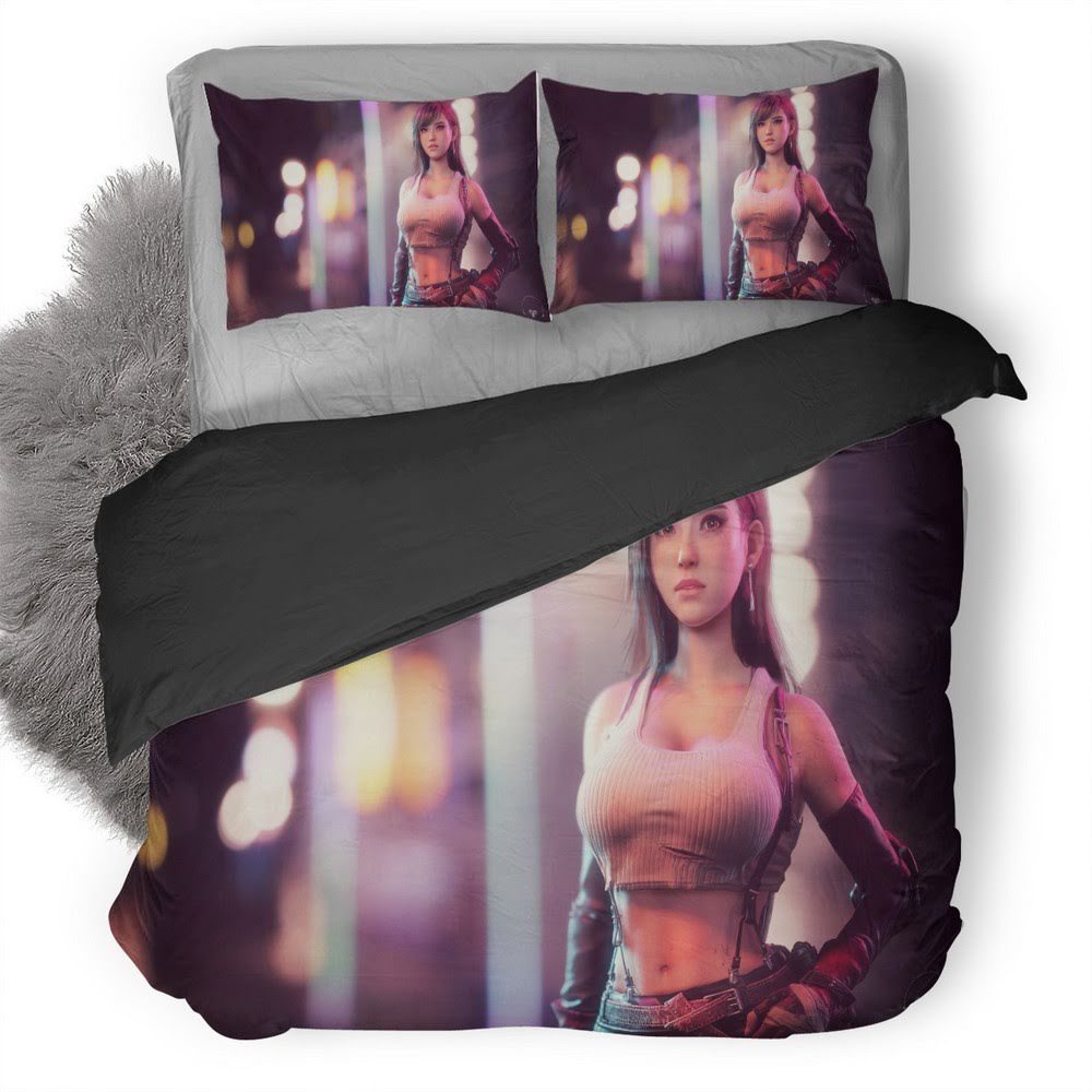 Tifa Lockhart Final Fantasy X 3D Customized Duvet Cover Bedding Set