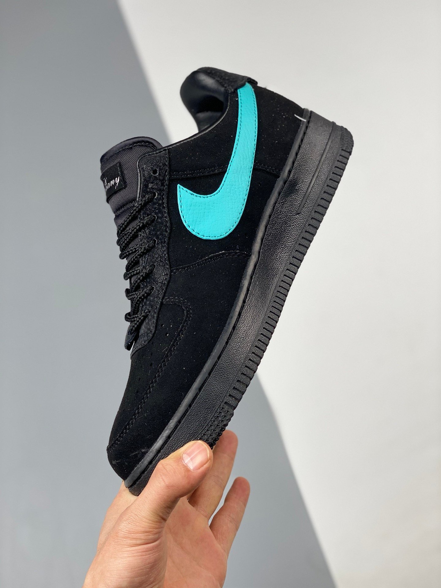 Tiff & Co. x Nike Air Force 1 Low ‘1837’ Black Blue For Sale