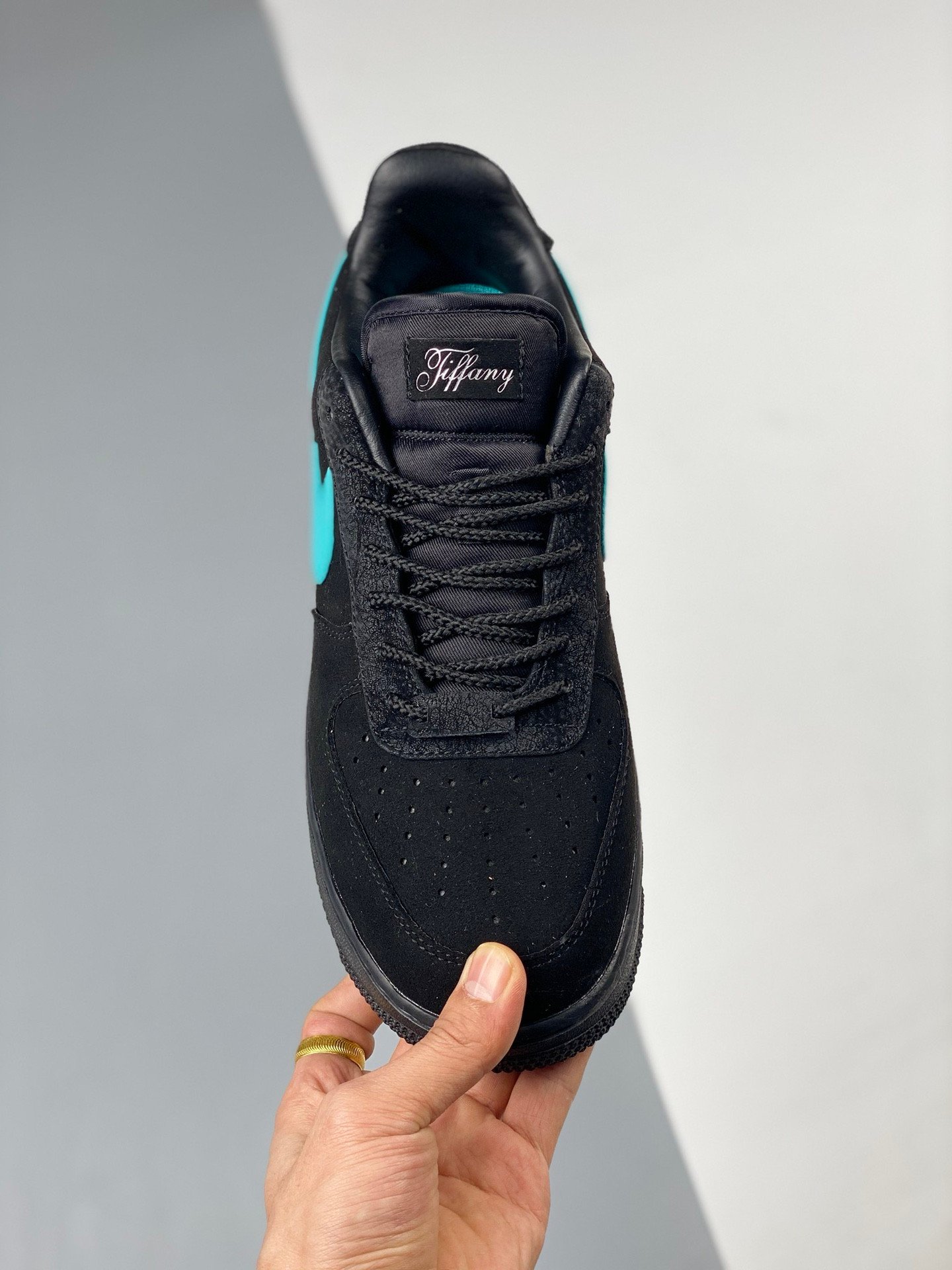 Tiff & Co. x Nike Air Force 1 Low ‘1837’ Black Blue For Sale