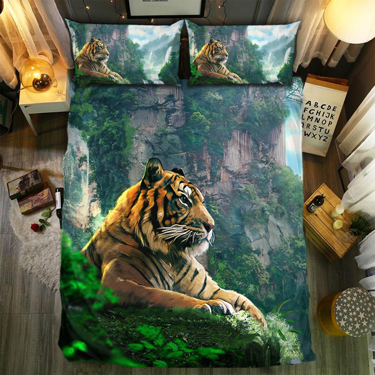 Tiger 3D Customized Duvet Cover Bedding Set