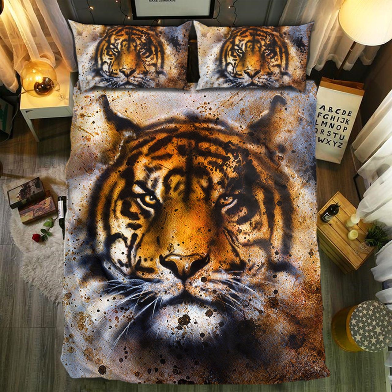 Tiger 3D Customized Duvet Cover Bedding Set