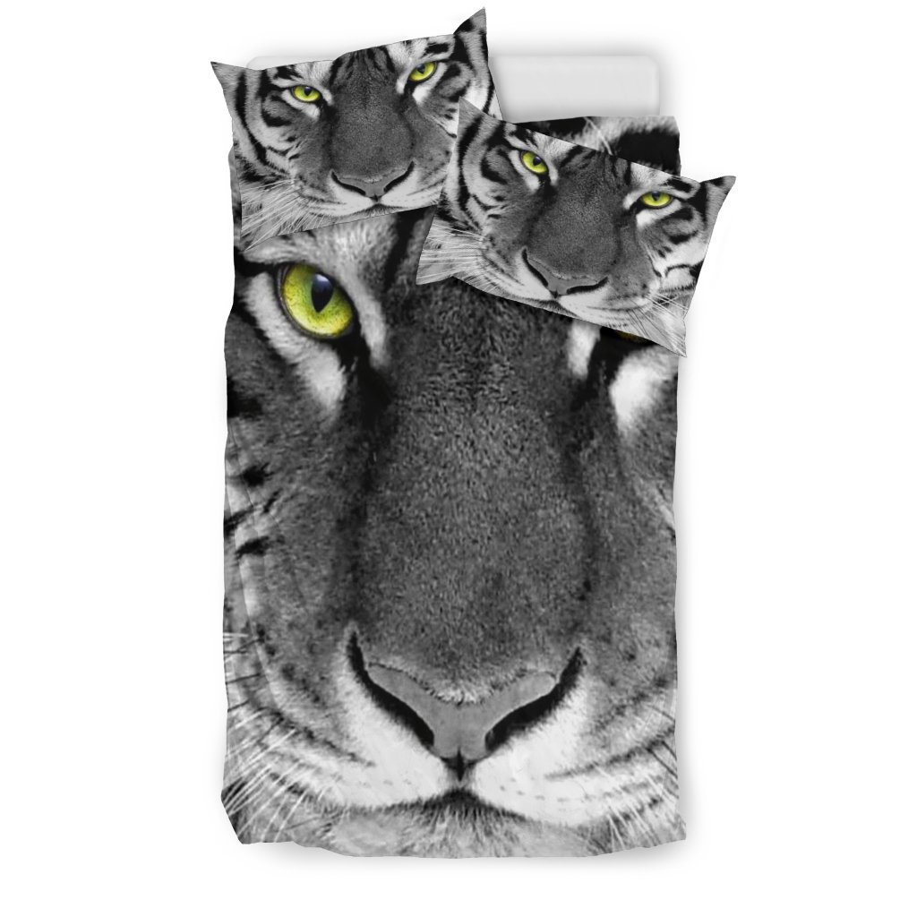 Tiger Eyes Doona 3D Customized Duvet Cover Bedding Set