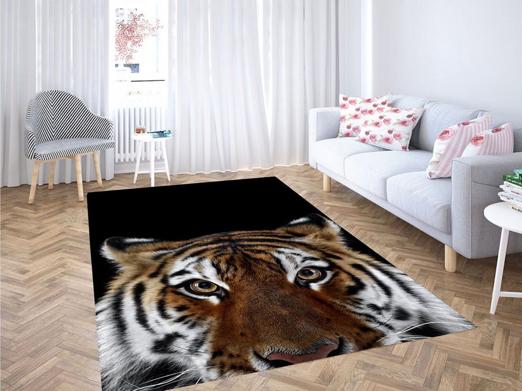 Tiger Head Living Room Modern Carpet Rectangle Rug