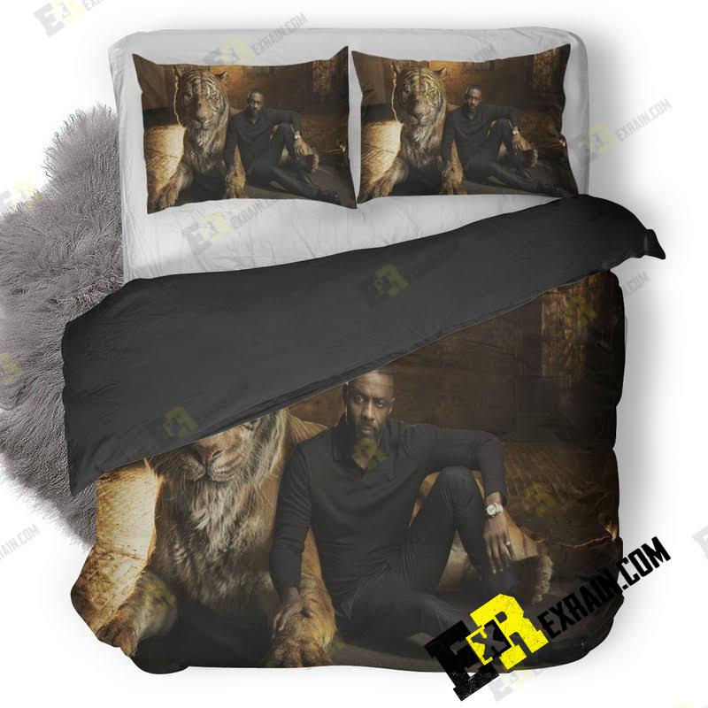 Tiger In The Jungle Book 3D Customized Duvet Cover Bedding Set