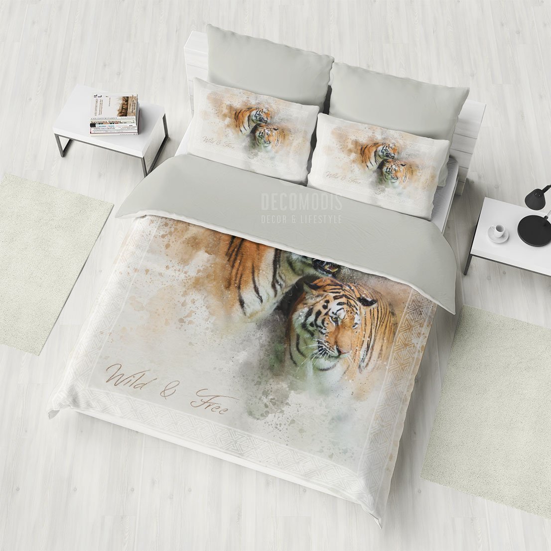 Tigers , Animal , Tiger , Wild & Free Photography Duvet Cover Bedding Set