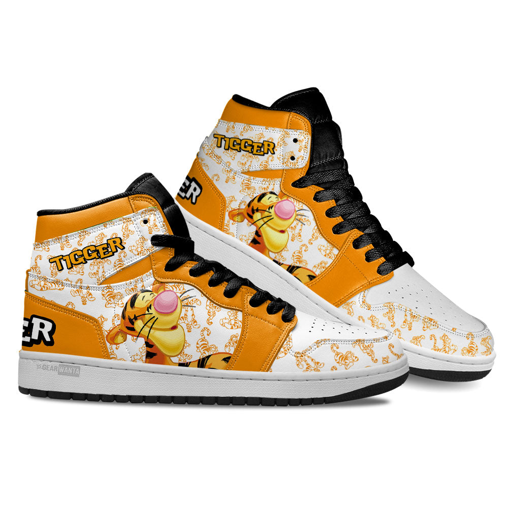 Tigger J1 Shoes For Cartoon Fans Sneakers, Air Jordan Hightop