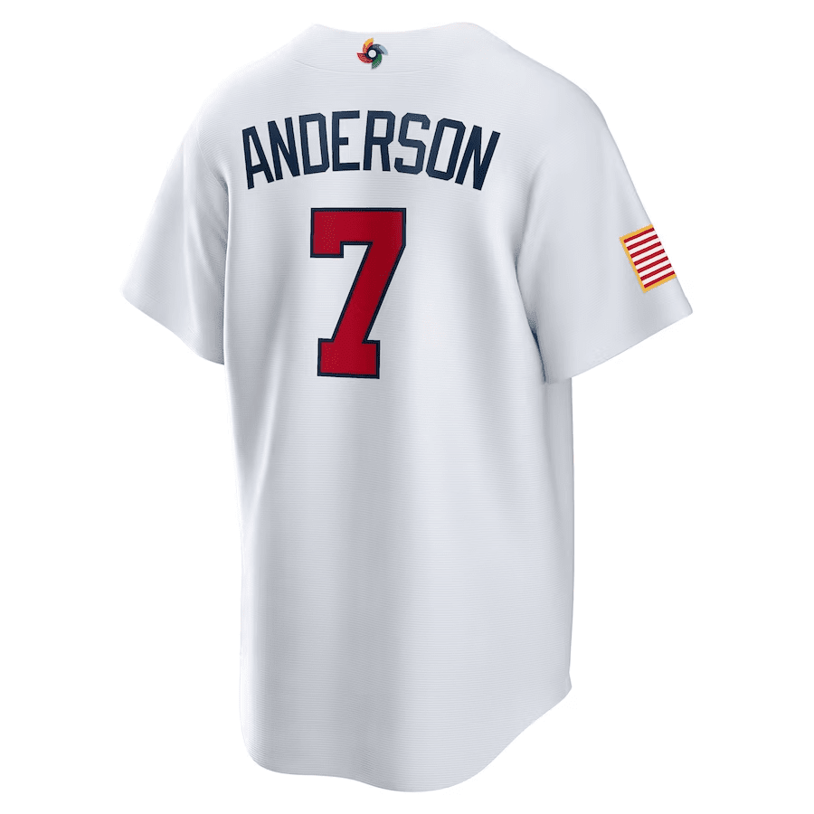 Tim Anderson 7 USA Baseball 2023 World Baseball Classic Stitched Jersey – White Tim Anderson 7 USA Baseball 2023 World Baseball Classic Stitched Jersey – White