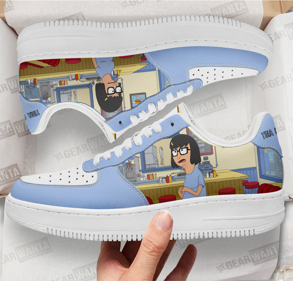 Tina Belcher Bob’s Burger Custom Air Sneakers