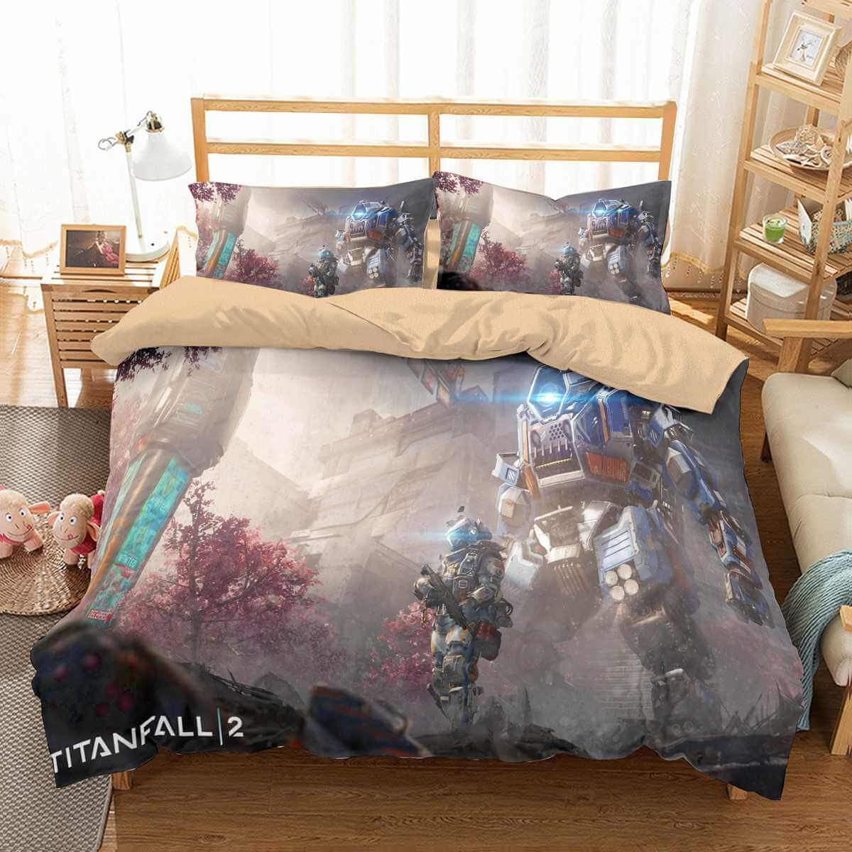 Titanfall 3D Customized Duvet Cover Bedding Set
