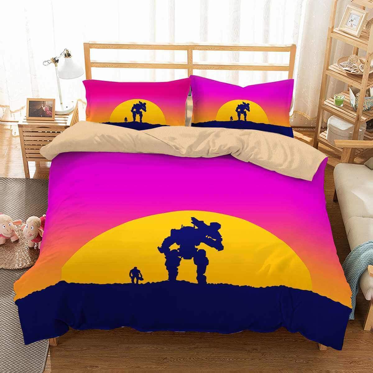 Titanfall 3D Customized Duvet Cover Bedding Set