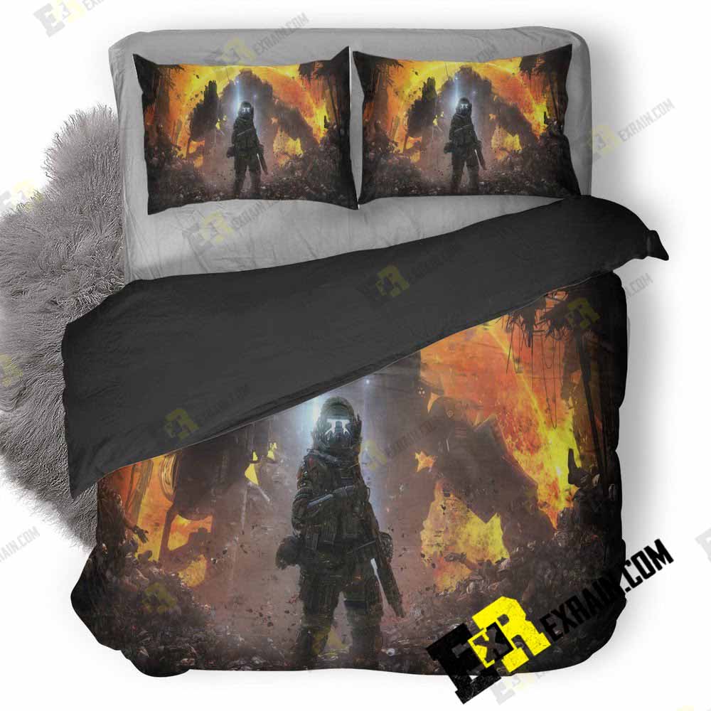 Titanfall Artwork Pic 3D Customized Duvet Cover Bedding Set