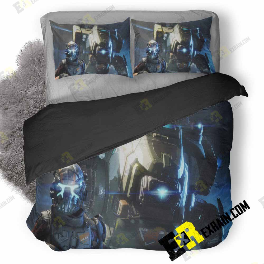 Titanfall Artwork Qu 3D Customized Duvet Cover Bedding Set