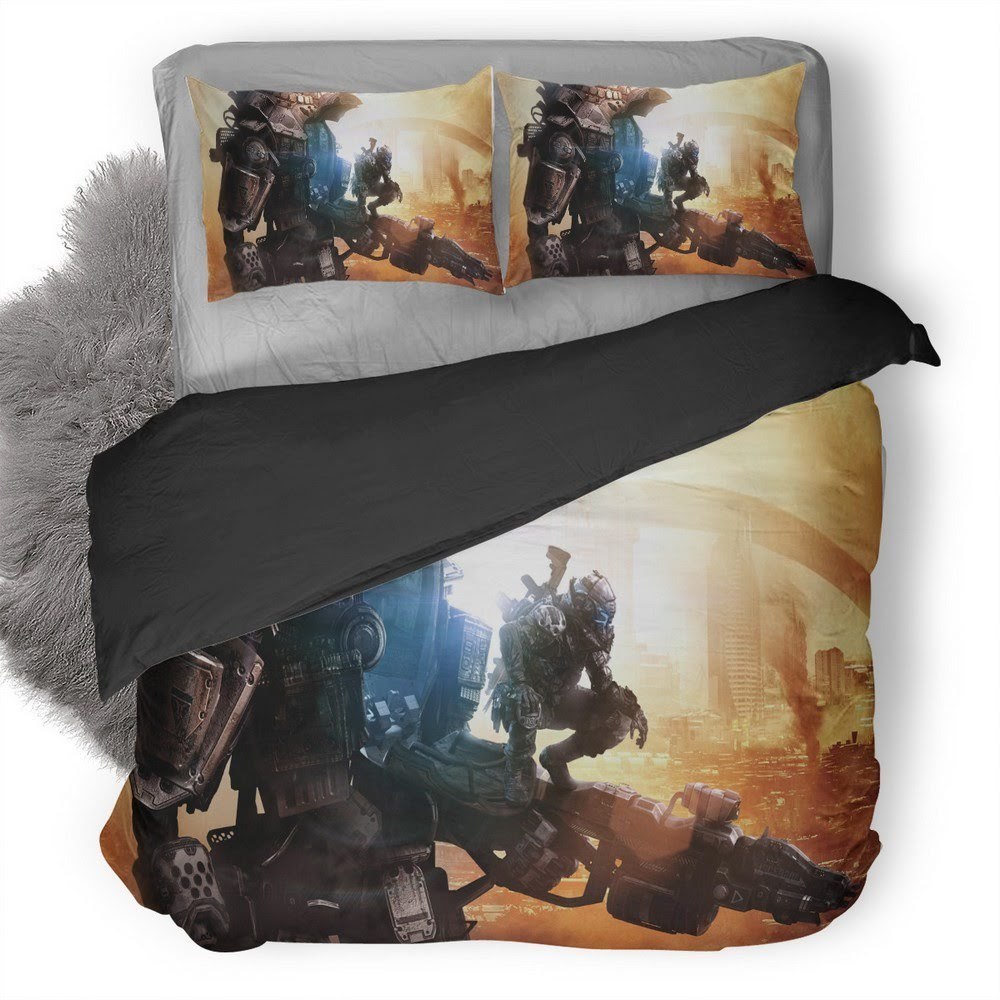 Titanfall Dystopia 3D Customized Duvet Cover Bedding Set