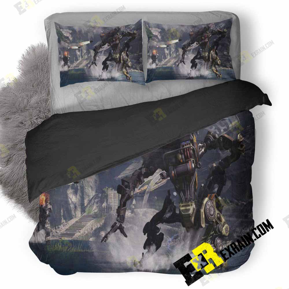Titanfall E3 Qhd 3D Customized Duvet Cover Bedding Set