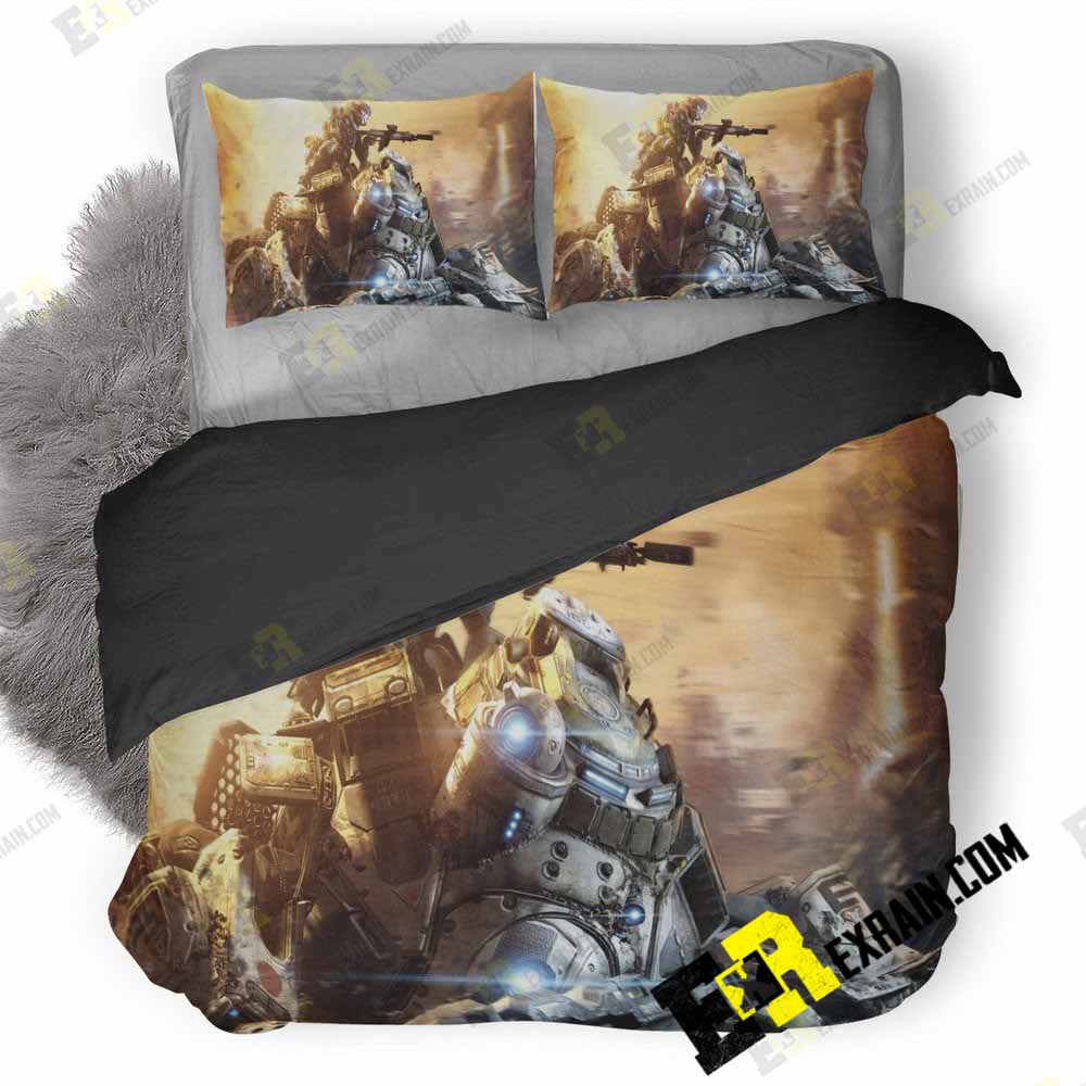 Titanfall Game 3D Customized Duvet Cover Bedding Set