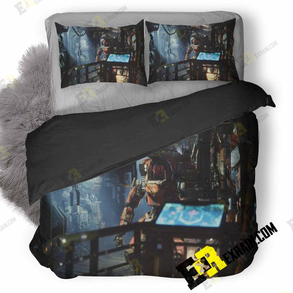 Titanfall Game Hd Qhd 3D Customized Duvet Cover Bedding Set